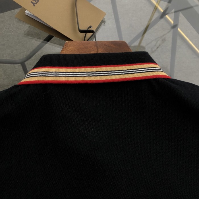 Burberry Icon Stripe Placket Piqué Polo Shirt