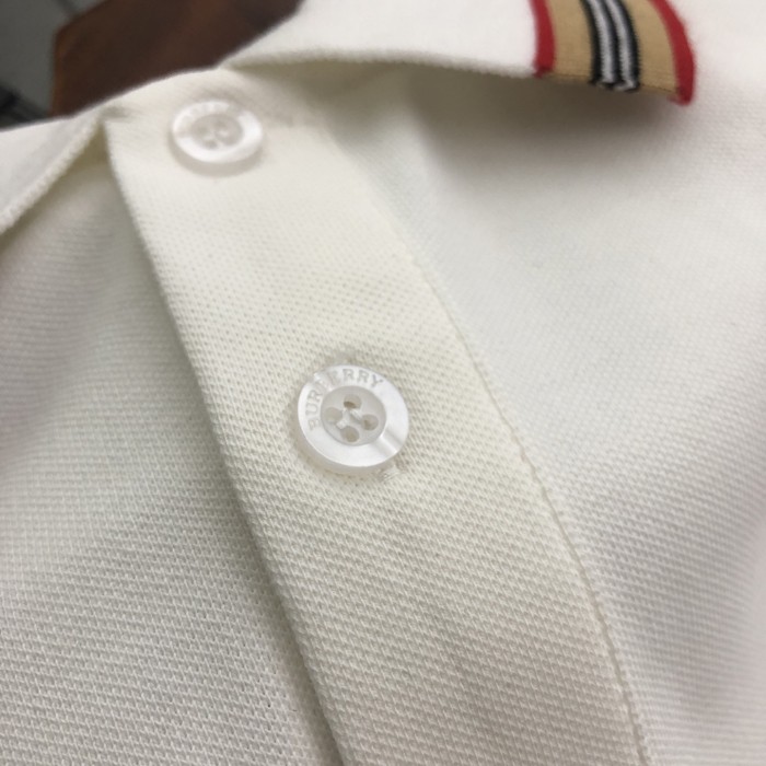 Burberry Icon Stripe Placket Piqué Polo Shirt