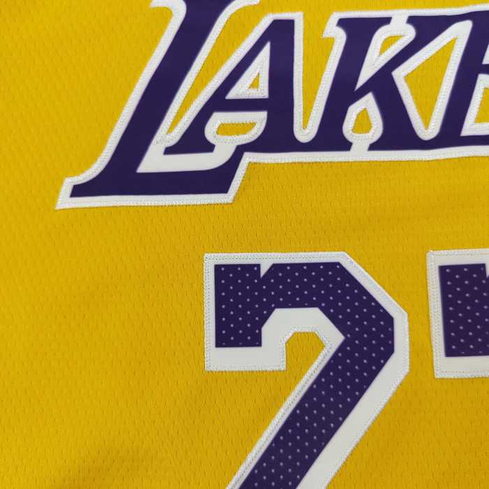 NBA Nike Los Angeles Lakers LeBron James No. 23 embroidered jersey basketball uniform s-2xl
