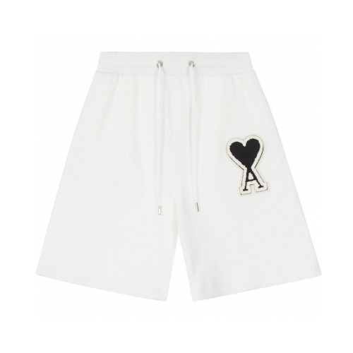 AMI PARIS EMBROIDERED SHORTS