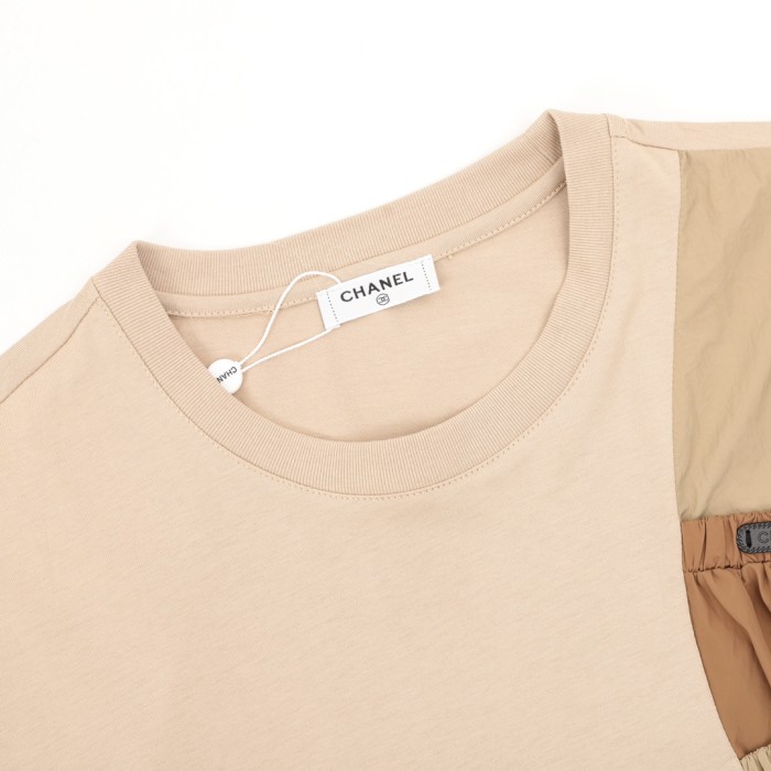 Chanel Pocket Cotton Short Sleeve T-Shirt