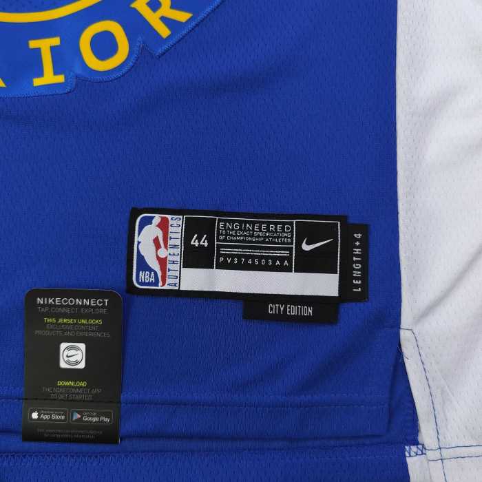 NBA Nike Warriors Curry Embroidered No. 30 Jersey Basketball Jersey