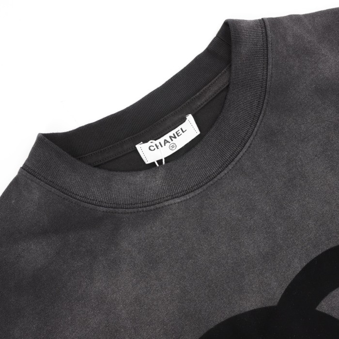 Chanel Washed CC Short Sleeve T-Shirt