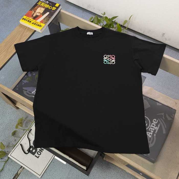 Loewe Embroidered Cotton Short-Sleeved T-Shirt