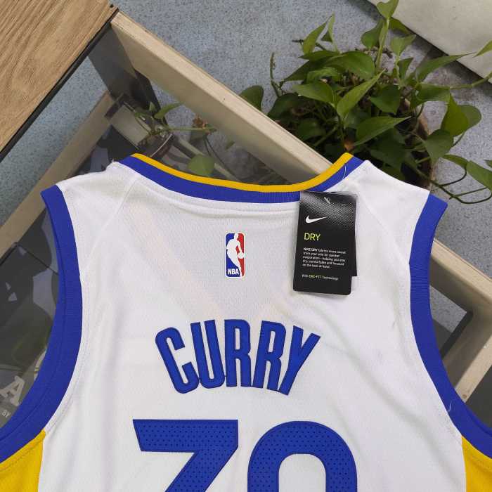 NBA Nike Warriors Curry Embroidered No. 30 Jersey Basketball Jersey