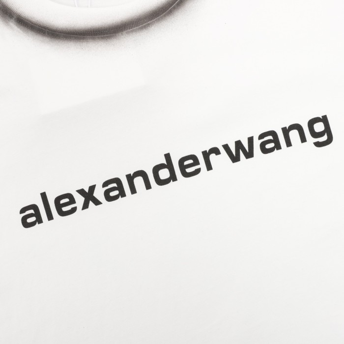 Alexander Wang Washed LOGO Short Sleeve T-Shirt
