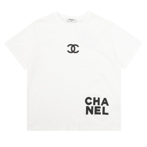 Chanel Chest Logo Short Sleeve T-Shirt