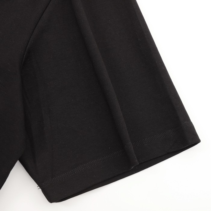 CHANEL LOGO COTTON SHORT SLEEVE T-SHIRT