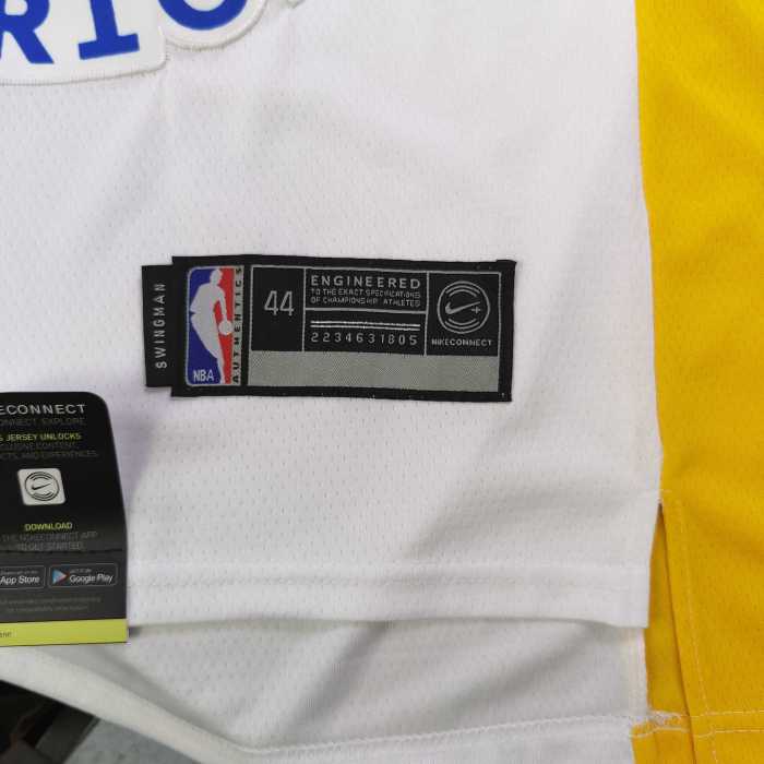 NBA Nike Warriors Curry Embroidered No. 30 Jersey Basketball Jersey