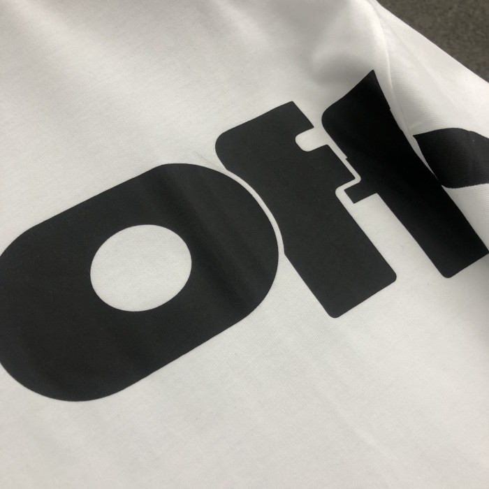 OFF-WHITE Shared Skate Logo Cotton T-shirt