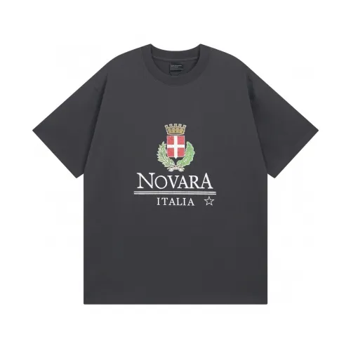 Balenciaga Crown Wheat Ear Short Sleeve T-Shirt