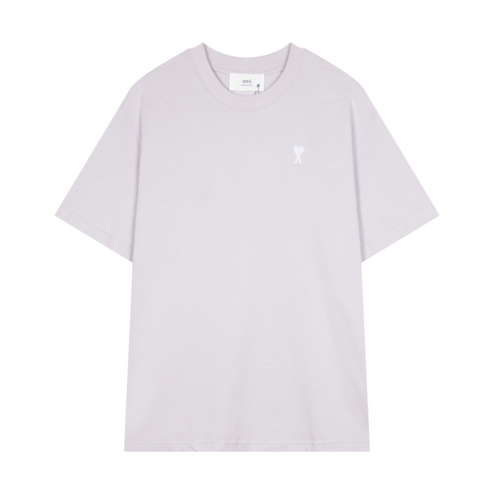 Ami Embroidered Logo Short-sleeved T-shirt