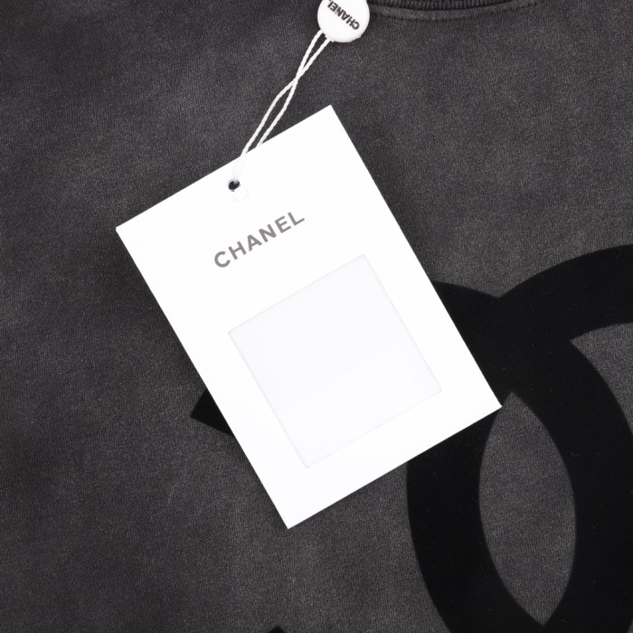 Chanel Washed CC Short Sleeve T-Shirt