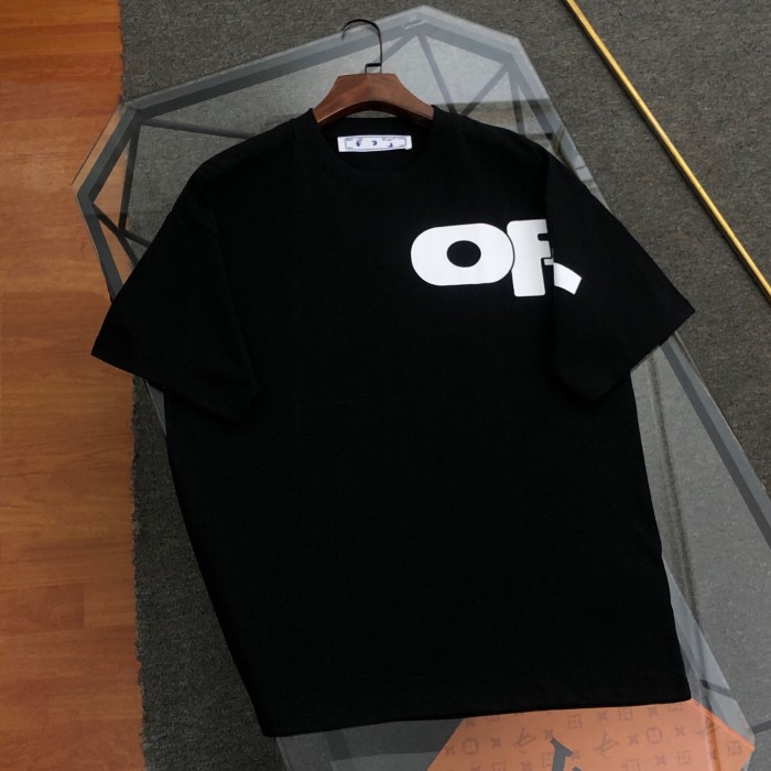OFF-WHITE Shared Skate Logo Cotton T-shirt