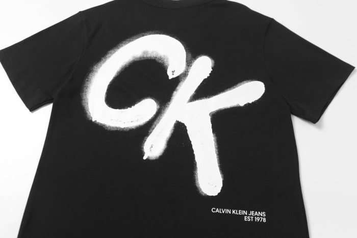 Calvin Klein Relaxed Fit Spray Print T-shirt