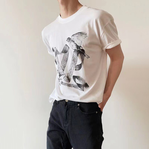 Louis Vuitton Peace Dove Sketch Short Sleeve T-shirt
