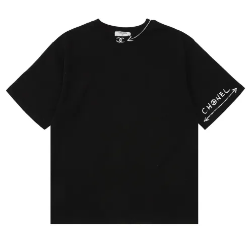 Chanel Graffiti Logo Short Sleeve T-Shirt