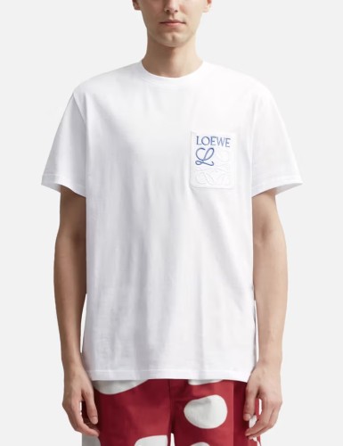 Loewe Logo Embroidered Cotton-Jersey T-Shirt