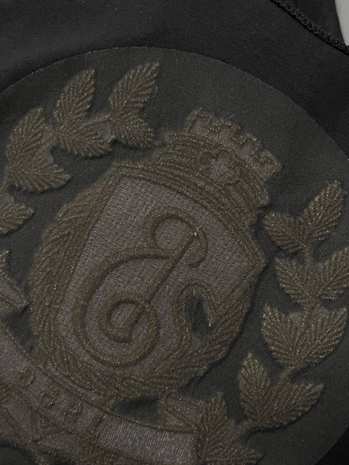 Burberry Crest Cotton T-shirt in Chalk