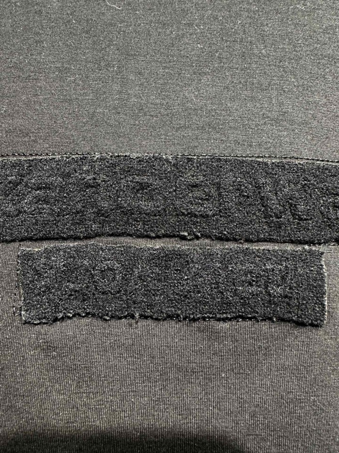 Alexander Wang Distressed Logo Shrunken Tee In Cotton Jersey