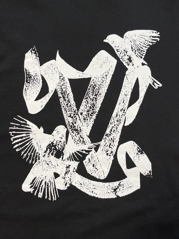 Louis Vuitton Peace Dove Sketch Short Sleeve T-shirt