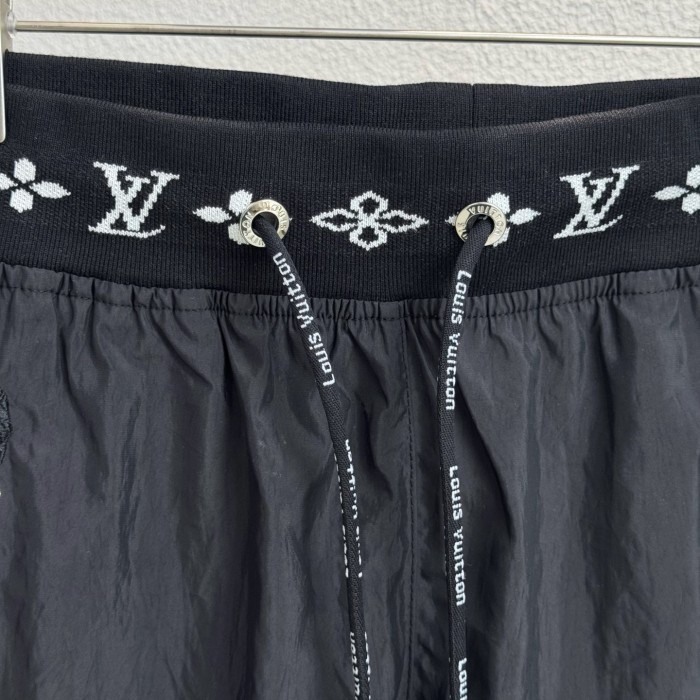 Louis Vuitton Logo Beach Drawstring Shorts With Inner Mesh