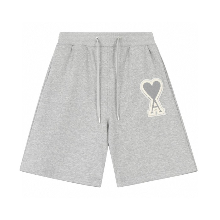 AMI PARIS EMBROIDERED SHORTS
