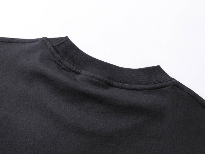 Balenciaga Crown Wheat Ear Short Sleeve T-Shirt