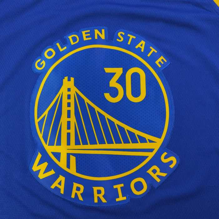 NBA Nike Warriors Curry Embroidered No. 30 Jersey Basketball Jersey