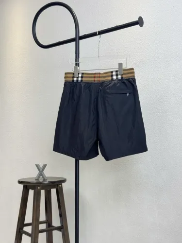 Burberry Logo Beach Drawstring Shorts With Inner Mesh