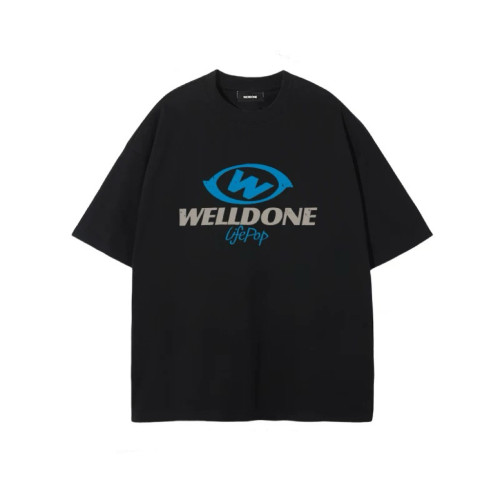 Welldone American Printed Cotton Short-Sleeved T-Shirt