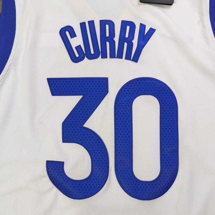 NBA Nike Warriors Curry Embroidered No. 30 Jersey Basketball Jersey