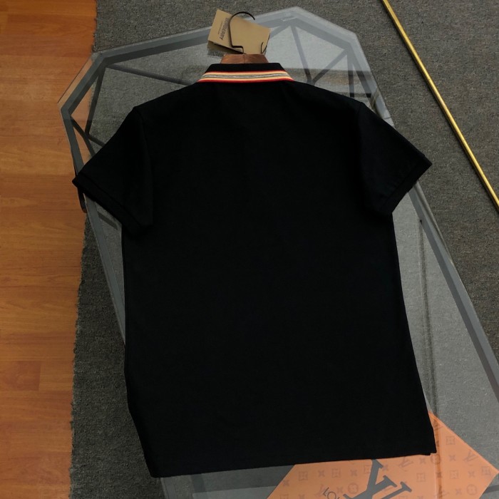 Burberry Icon Stripe Placket Piqué Polo Shirt