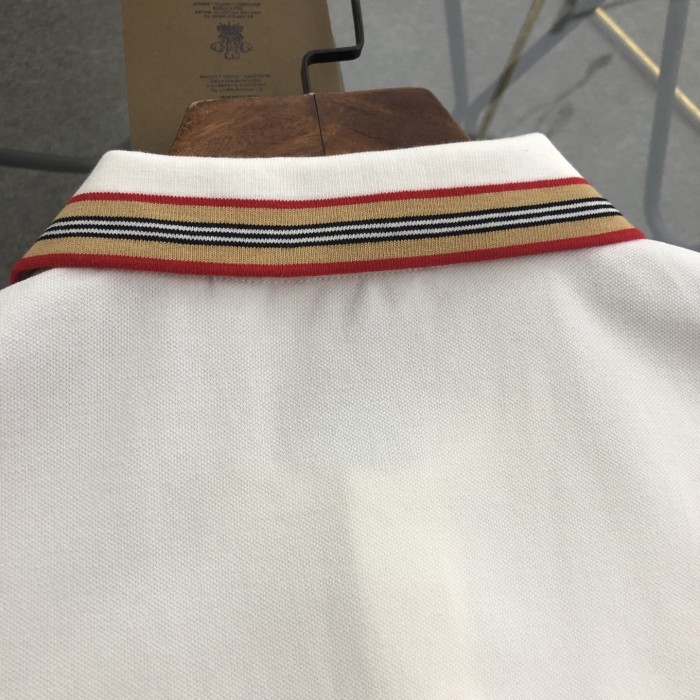 Burberry Icon Stripe Placket Piqué Polo Shirt