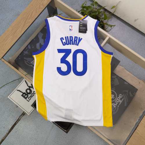 NBA Nike Warriors Curry Embroidered No. 30 Jersey Basketball Jersey
