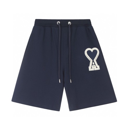 AMI PARIS EMBROIDERED SHORTS