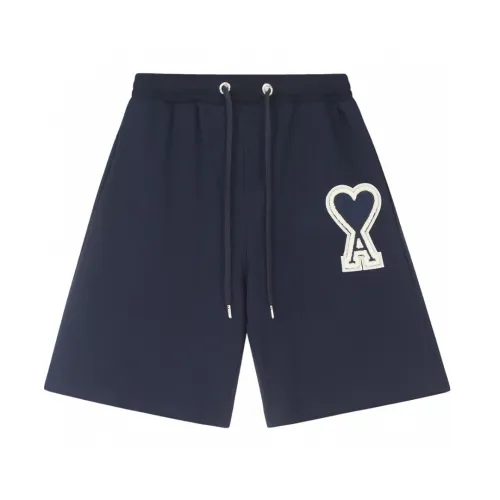 AMI PARIS EMBROIDERED SHORTS