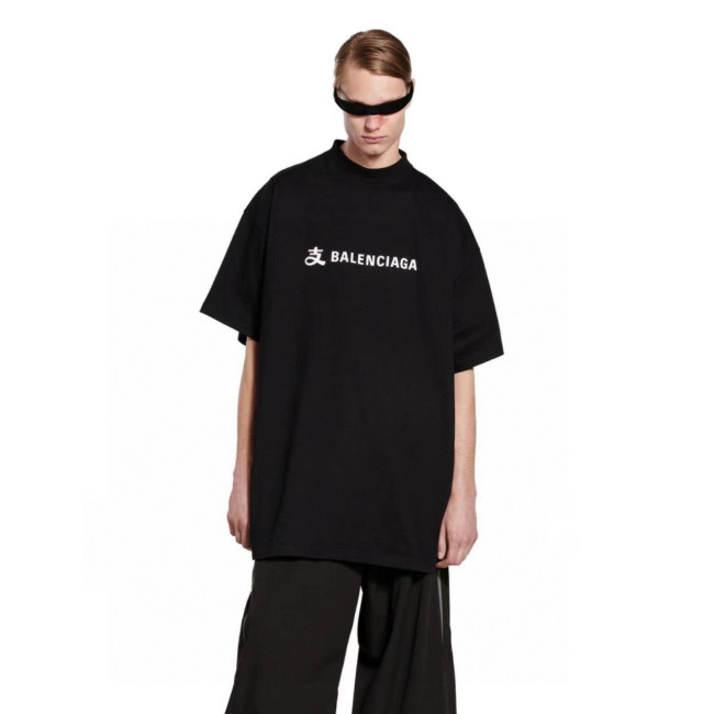 Balenciaga x Alipay Logo T-shirt 'Black White'