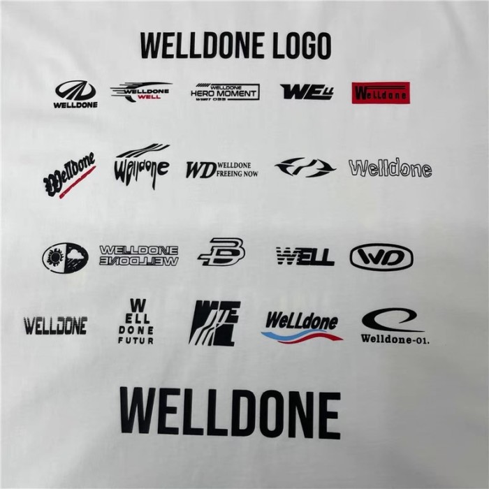 Welldone Printed Cotton Short-Sleeved T-Shirt