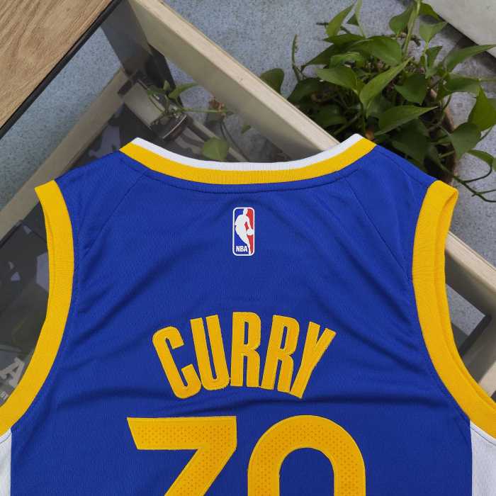 NBA Nike Warriors Curry Embroidered No. 30 Jersey Basketball Jersey