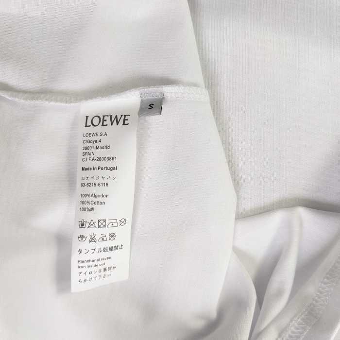 Loewe Embroidered Cotton Short-Sleeved T-Shirt