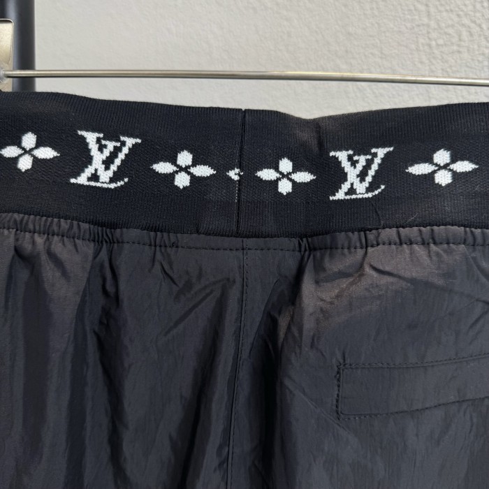 Louis Vuitton Logo Beach Drawstring Shorts With Inner Mesh