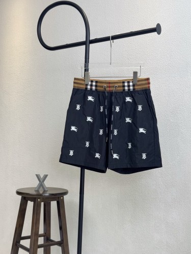 Burberry Logo Beach Drawstring Shorts With Inner Mesh