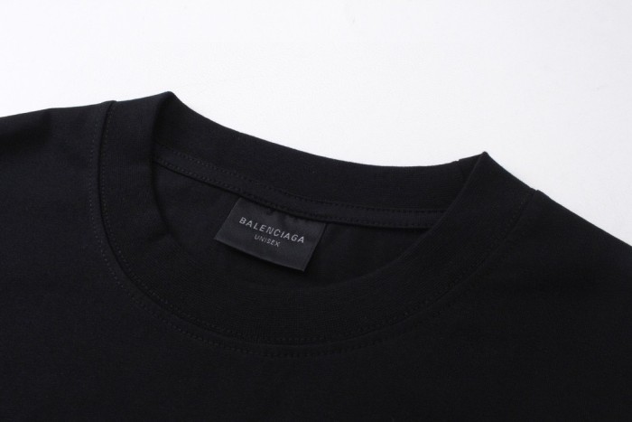 Balenciaga x Alipay Logo T-shirt 'Black White'