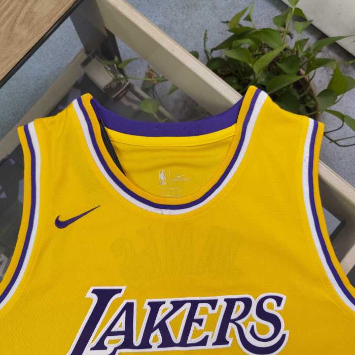 NBA Nike Los Angeles Lakers LeBron James No. 23 embroidered jersey basketball uniform s-2xl