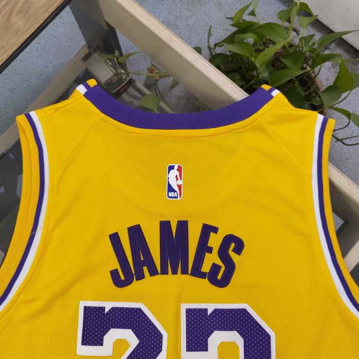 NBA Nike Los Angeles Lakers LeBron James No. 23 embroidered jersey basketball uniform s-2xl