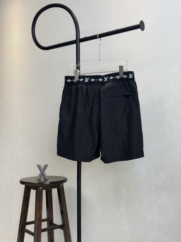 Louis Vuitton Logo Beach Drawstring Shorts With Inner Mesh