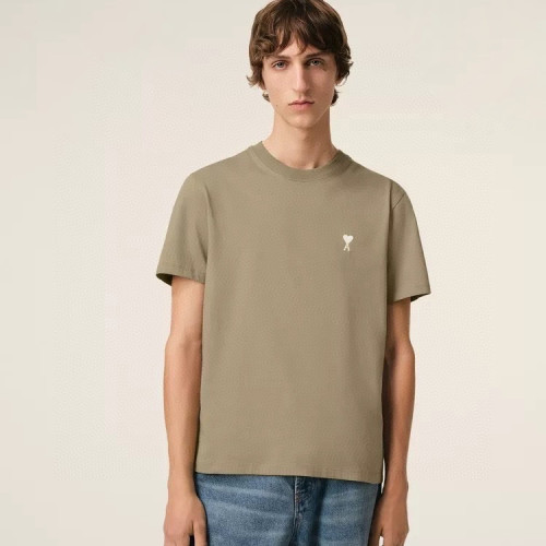 Ami Embroidered Logo Short-sleeved T-shirt