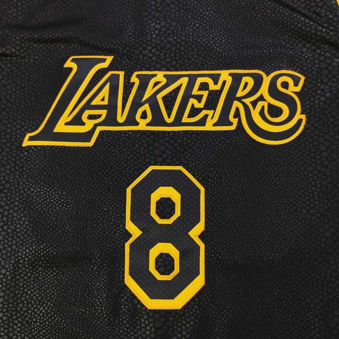 NBA Nike Los Angeles Lakers Kobe Black Mamba Memorial Edition Embroidered No. 8 No. 24 Jersey Basketball Jersey