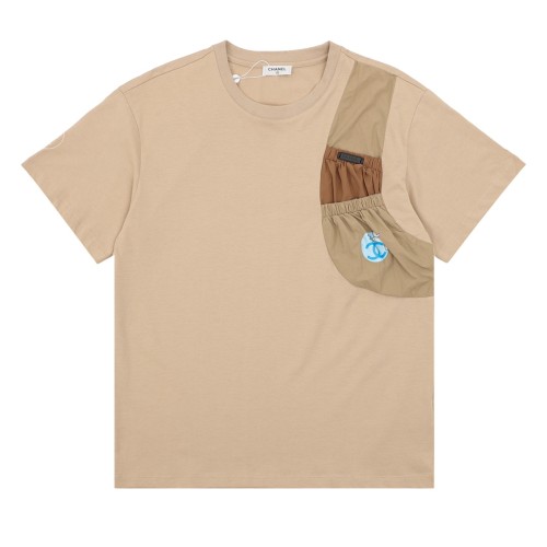 Chanel Pocket Cotton Short Sleeve T-Shirt